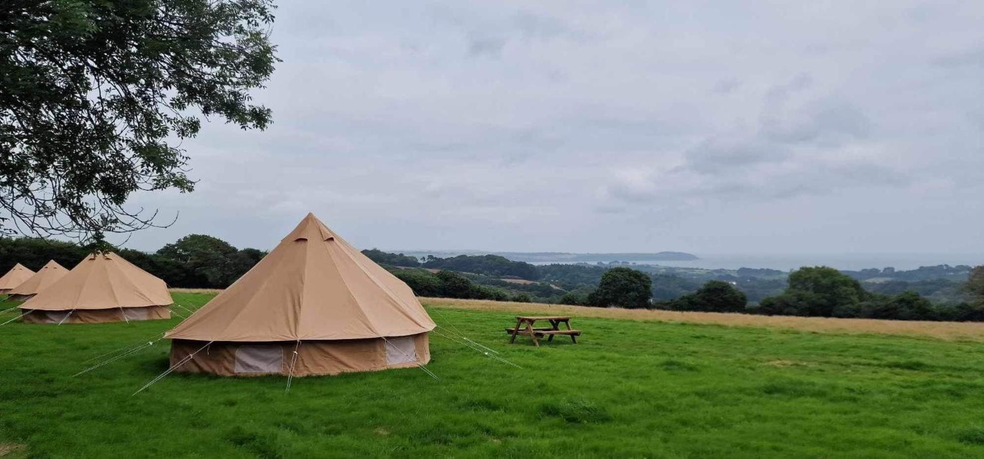 Fully Furnished Bell Tent 3 Carlyon Bay Zewnętrze zdjęcie